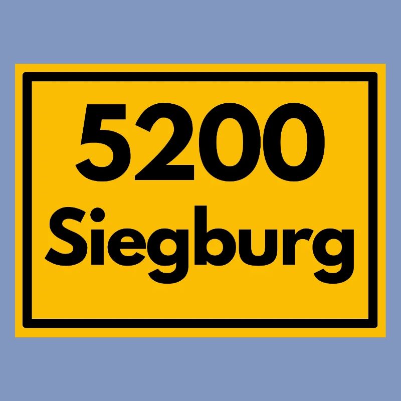 OLD POSTCODE POSTCODE RETRO SIEGBURG - RHEIN SIEG