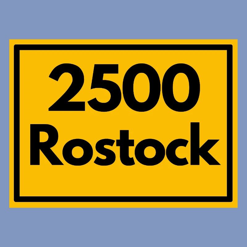 OLD POSTCODE POSTCODE RETRO 2500 ROSTOCK HANSEPORT