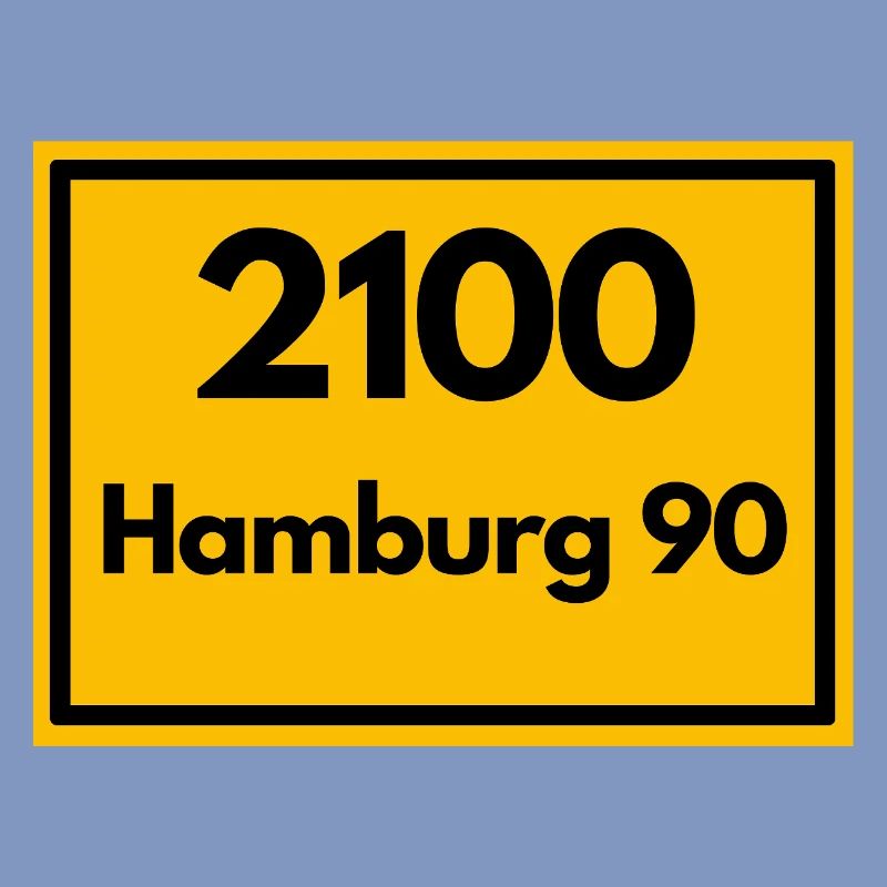 ANCIEN CODE POSTAL RETRO 2100 HAMBOURG 90 ALSTER