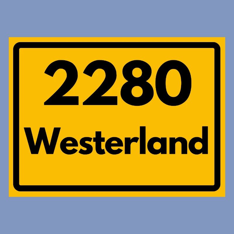 ANCIEN CODE POSTAL RETRO 2280 WESTERLAND – SYLT