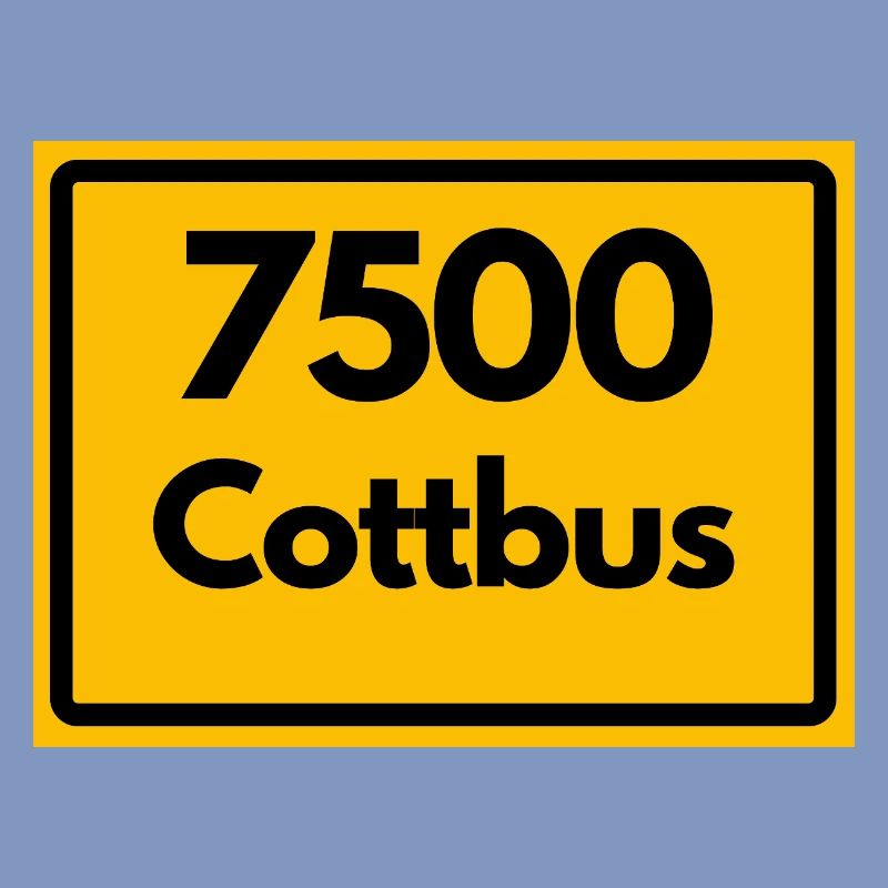 ANCIEN CODE POSTAL RETRO 7500 COTTBUS