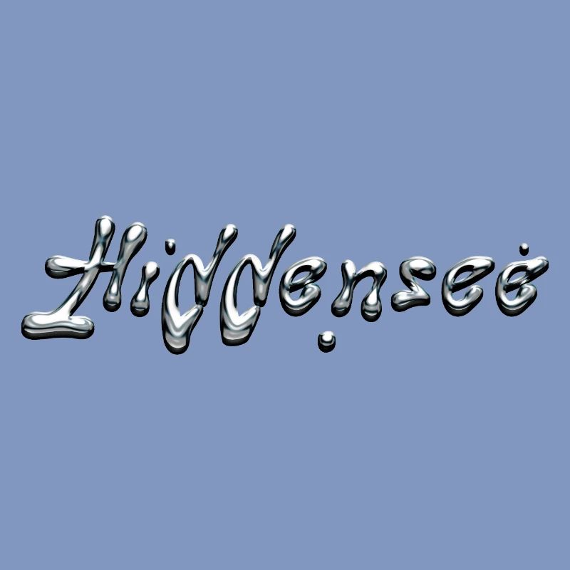 Lettrage chromé Hiddensee