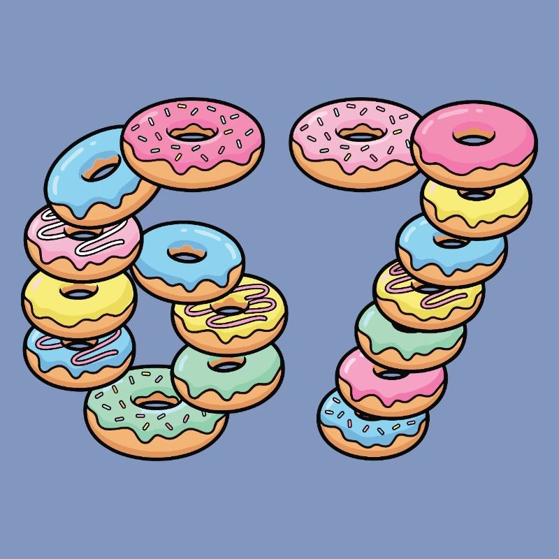 Pastel Donut Stack 67 Pattern