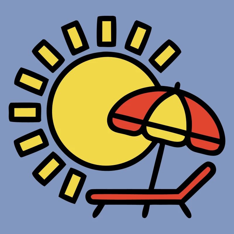 Chaise longue plage Sun Parasol Vacances d’été
