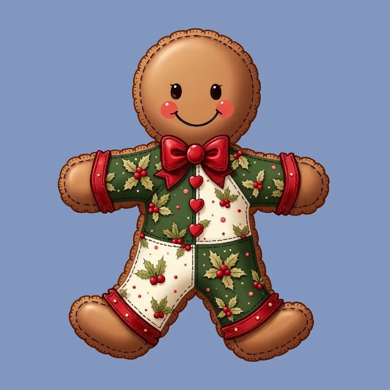 Gingerbread Weihnachtsmotiv Patchwork