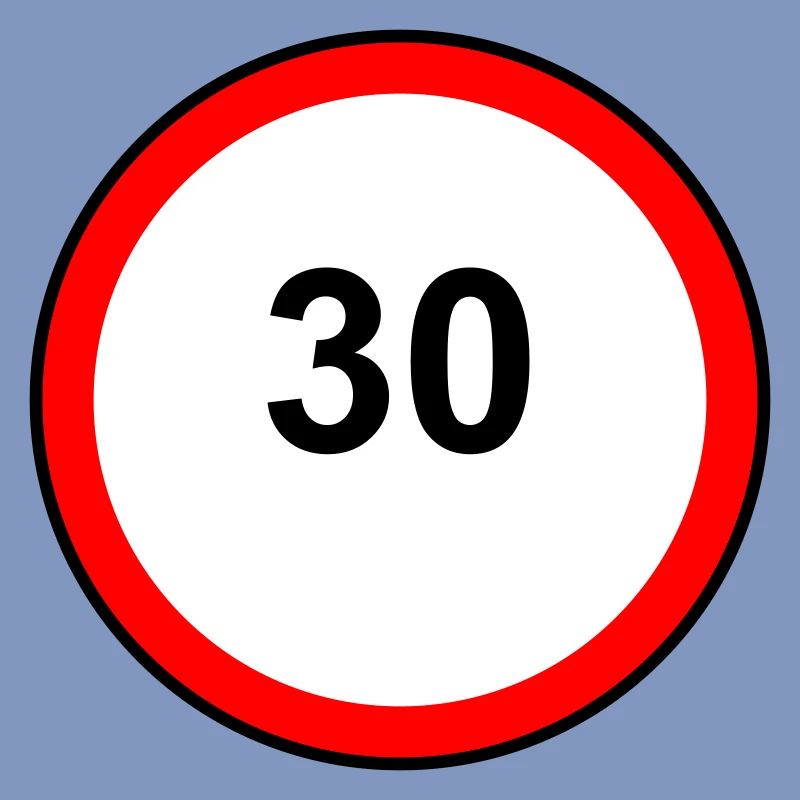Tempo 30 Sign Pattern