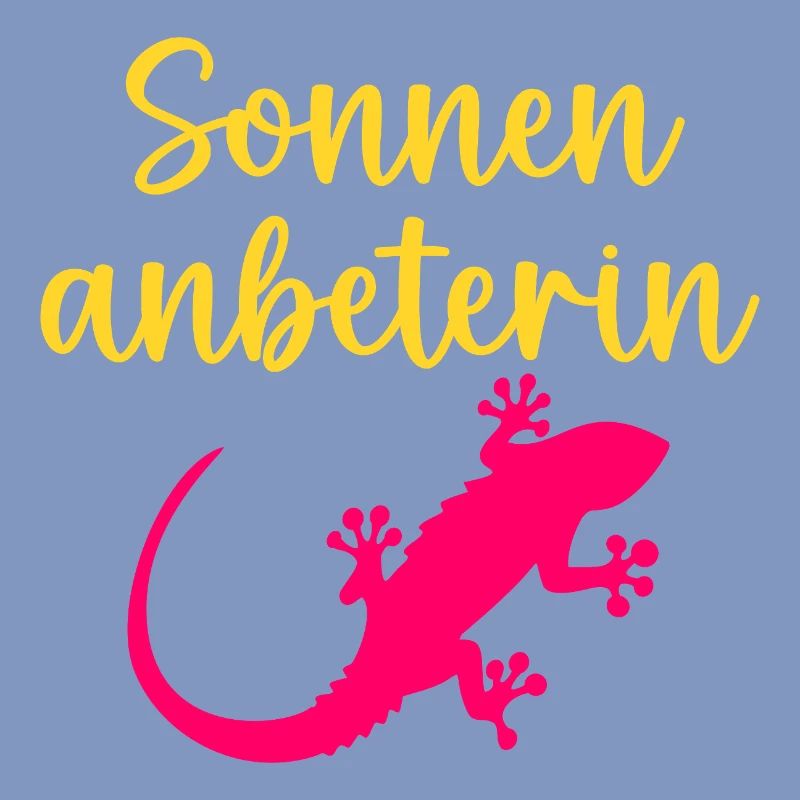 Sonnenanbeterin Eidechse Sommer Sonne