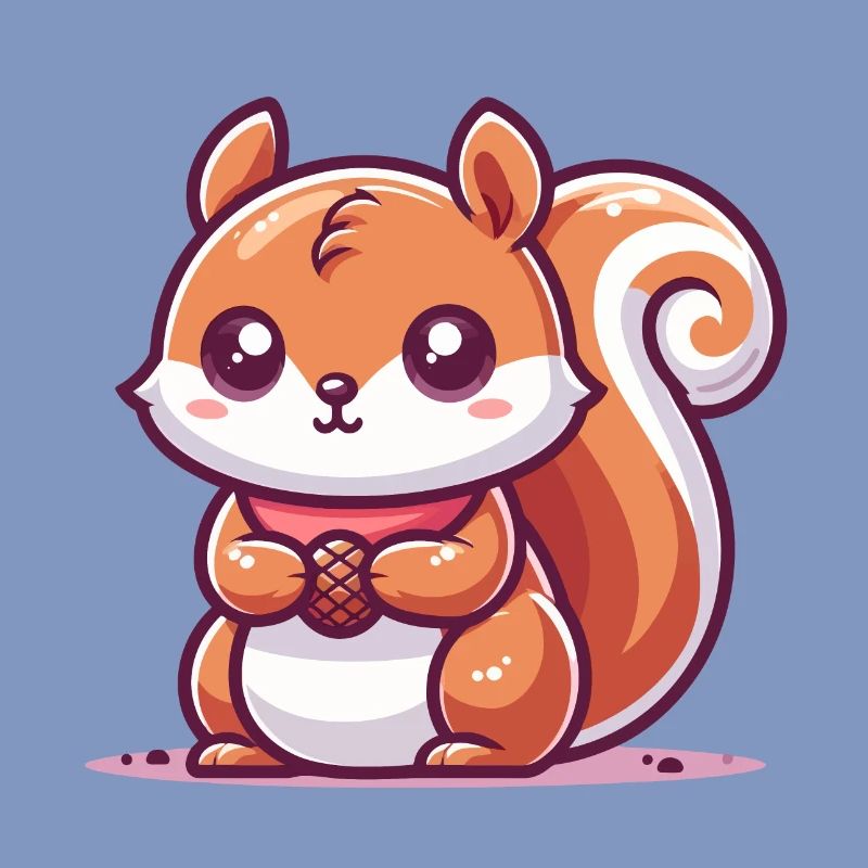 Eichhörnchen mit einem Samen