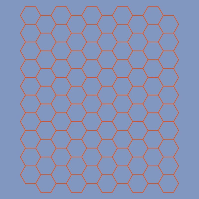 Futuristic Hexagon Pattern Design