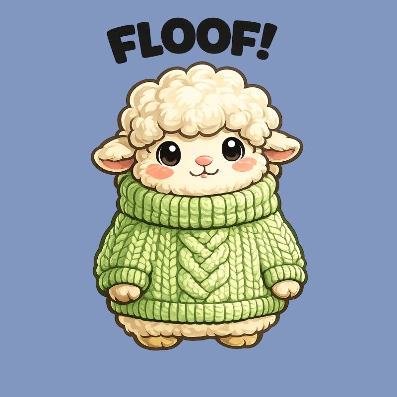 Kuscheliges Schäfchen Pullover Design