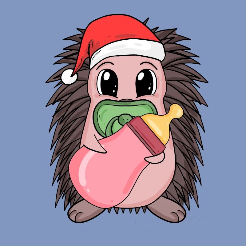 Hérisson bébé Noël