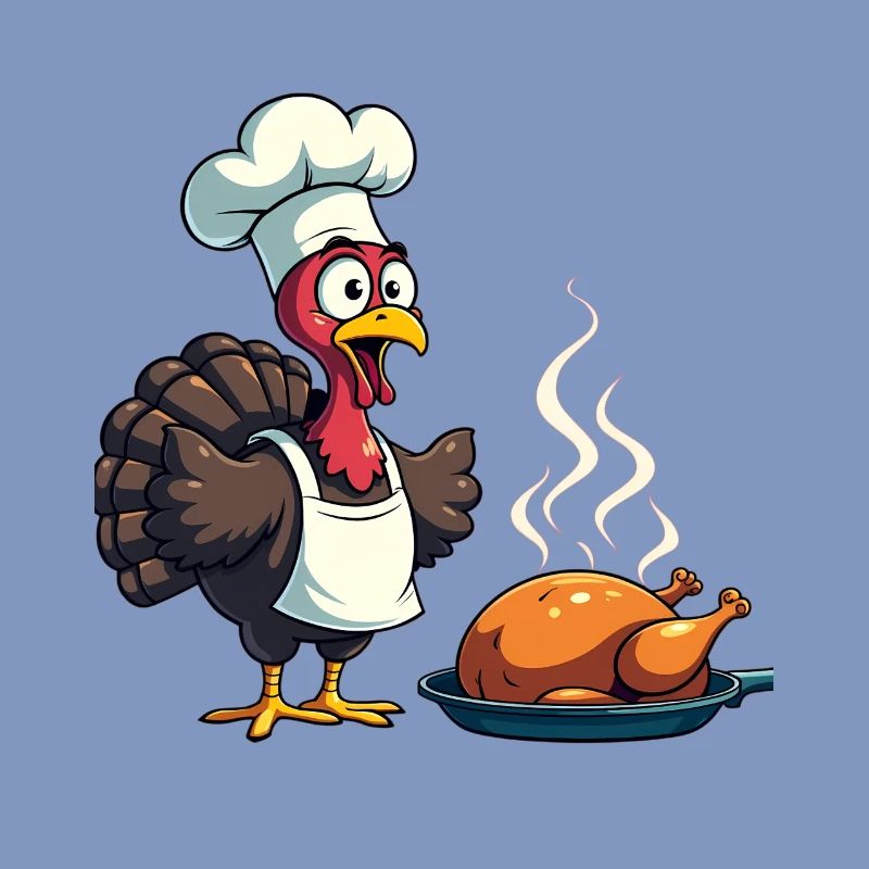 Cuisinier de dinde de Thanksgiving