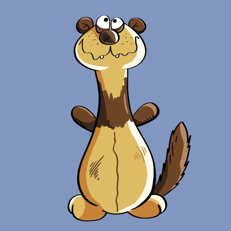 Naughty Ferret Comic - Gift - Polecat