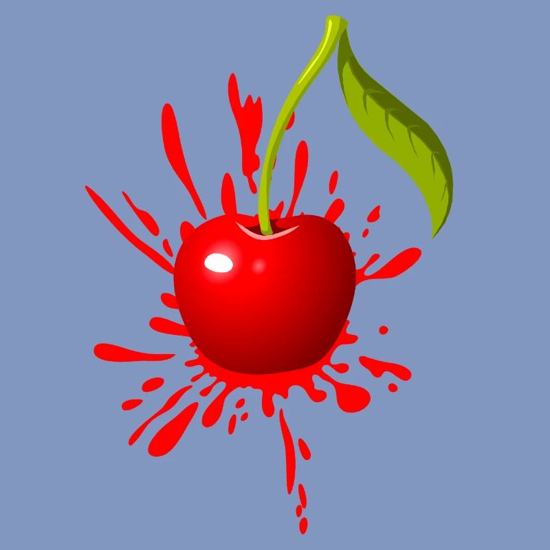 Kirsche Farbexplosion