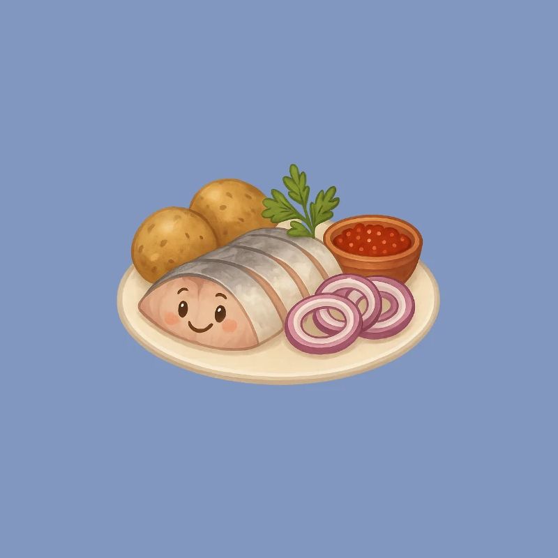 Herring with potatoes