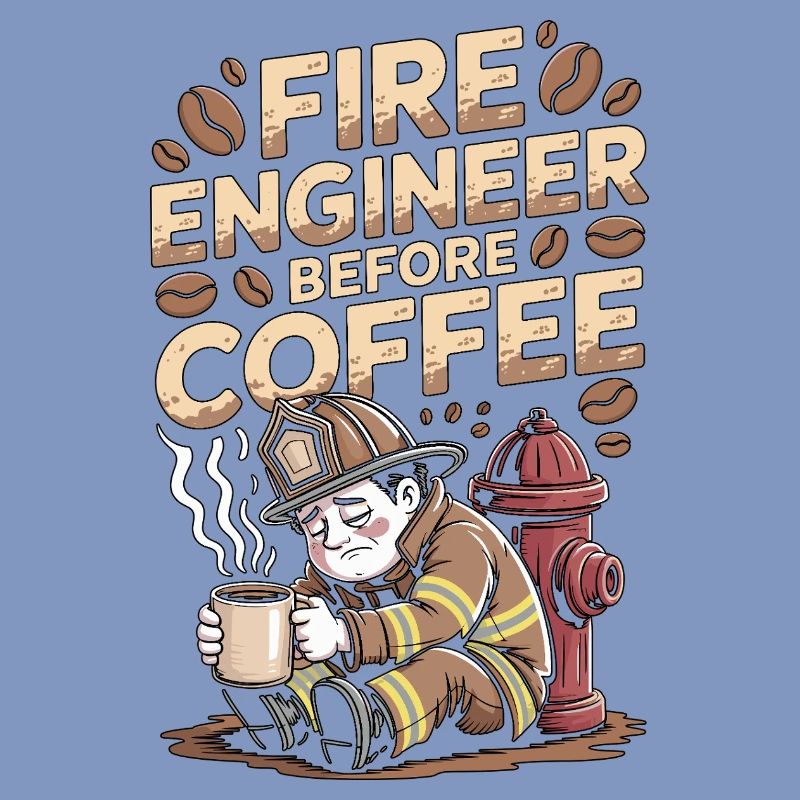 Fire Engineer Before Fire Service Coffee Lover