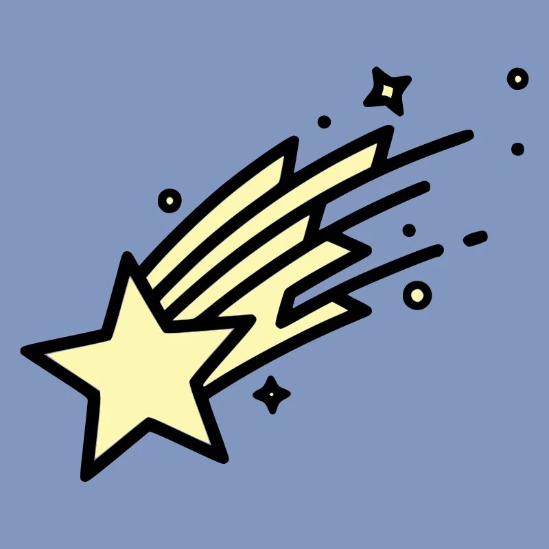 Shooting Star Comet Comic
