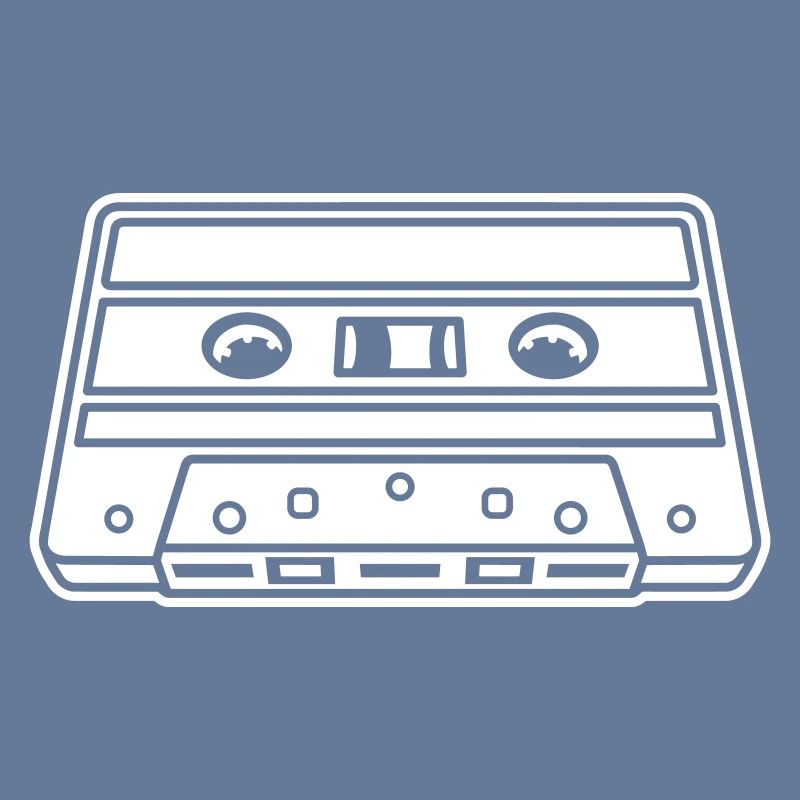Perspective de la cassette – Conception de mixtape rétro