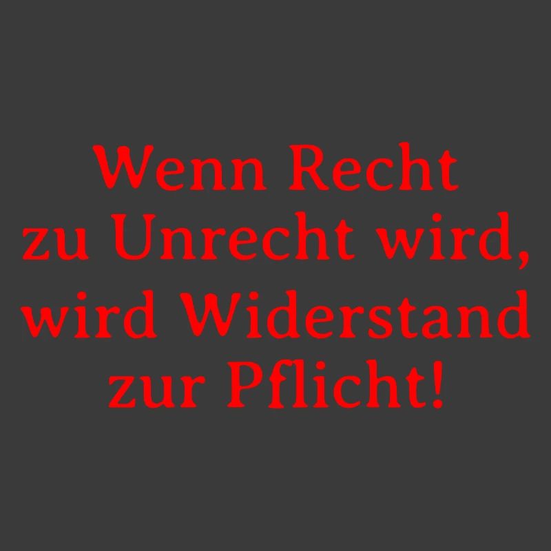 Le bien devient mal, la résistance devient un devoir
