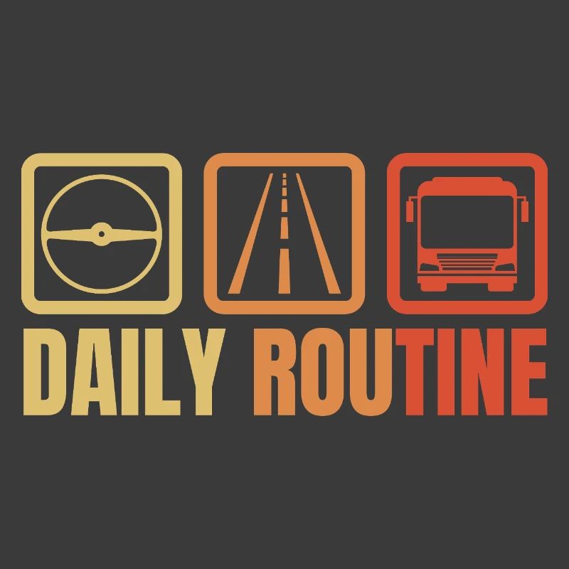 Routine quotidienne du chauffeur d’autobus