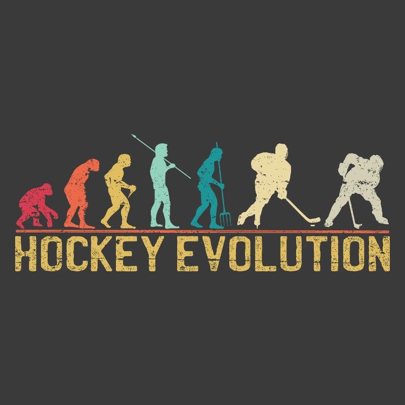Hockey Evolution Silhouette Design
