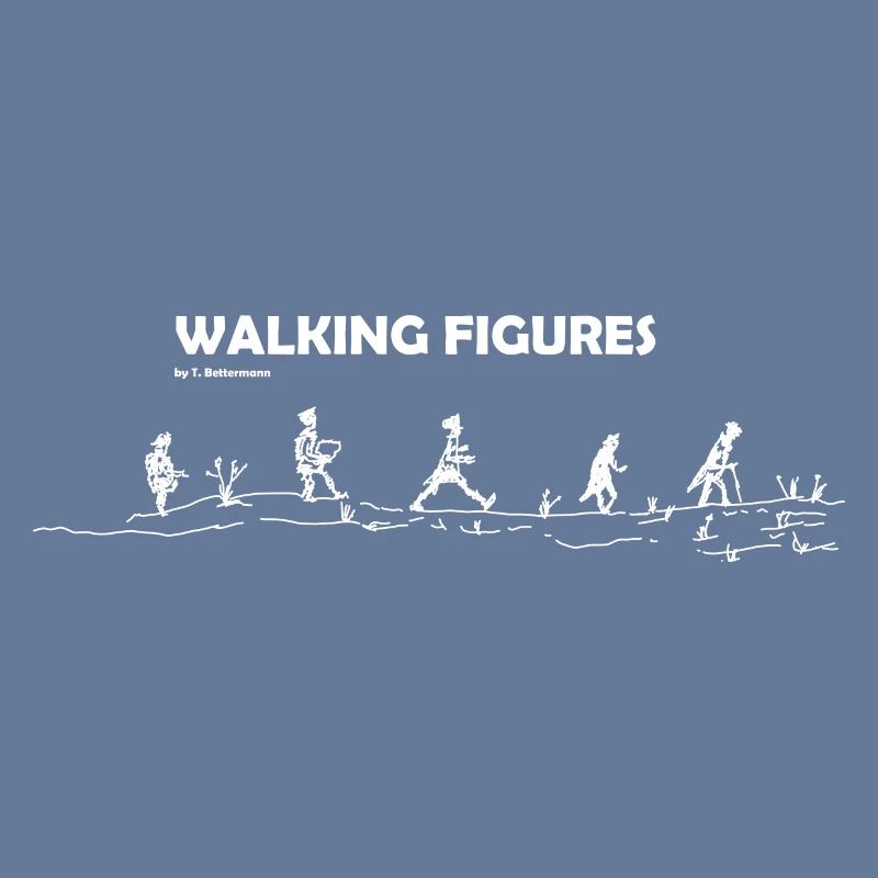 Figures de marche blanc