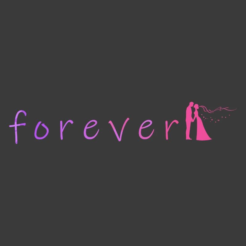 Forever Amour Danse Silhouette