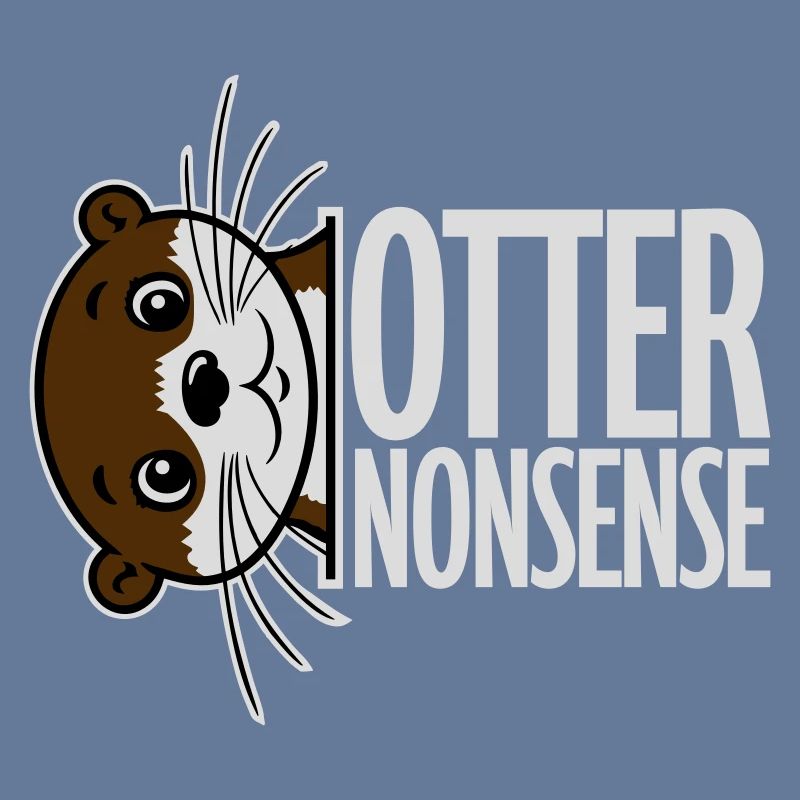 N’importe quoi de loutre, jeu de mots drôle, expression d’amour de la loutre