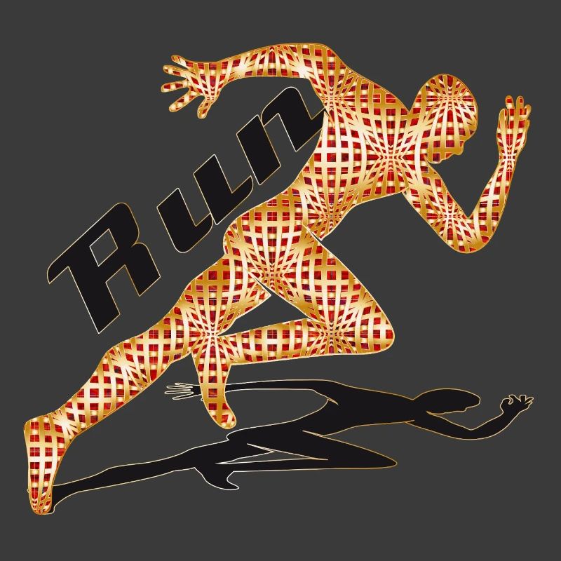 Dynamic sprint motif in an extravagant design