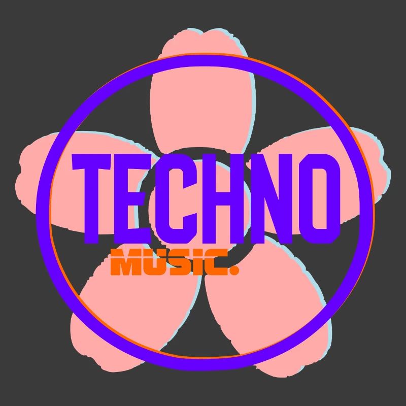 Techno Circle Neon-Logo