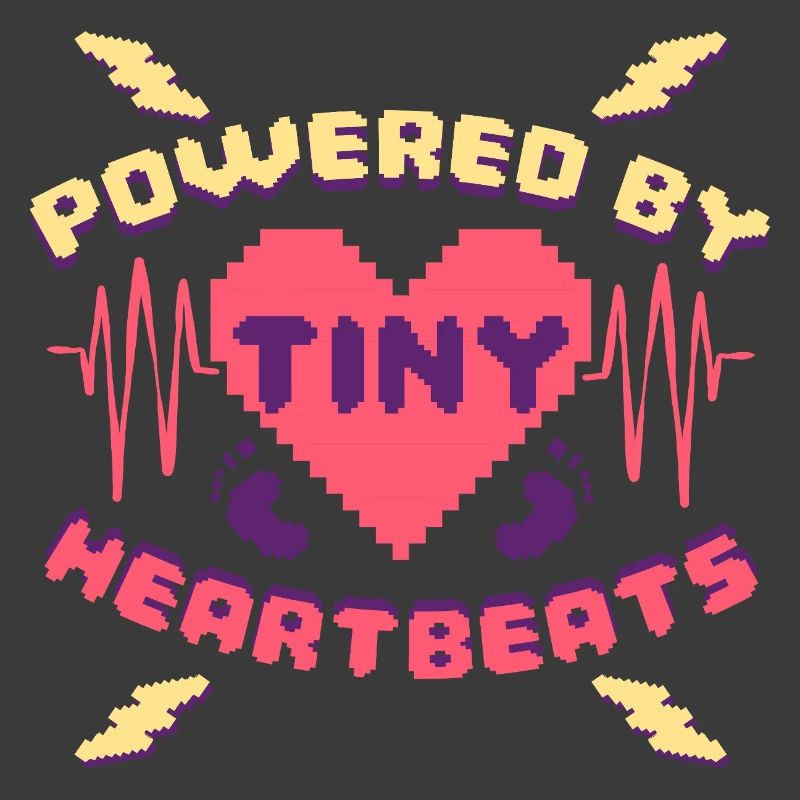 NICU Krankenschwester Powered By Tiny Heartbeats