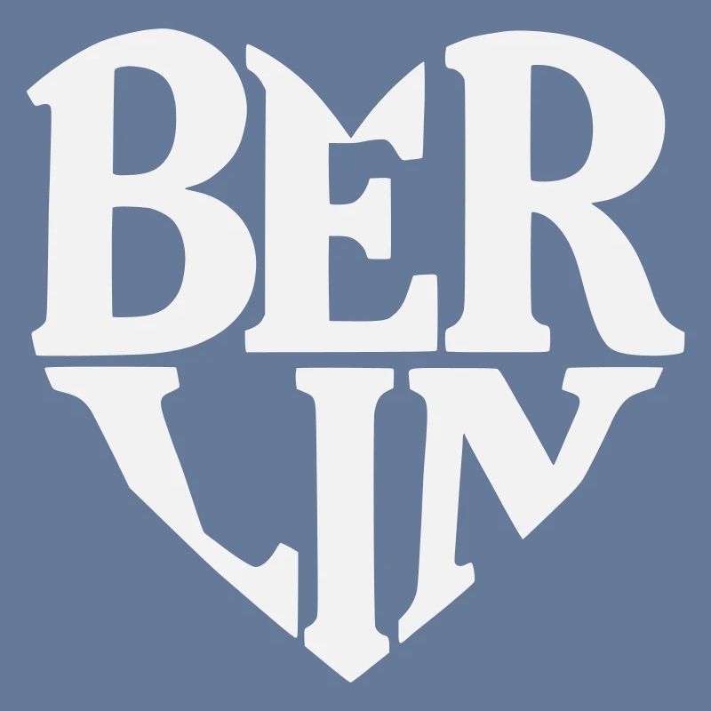 Berlin Heart Font Logo