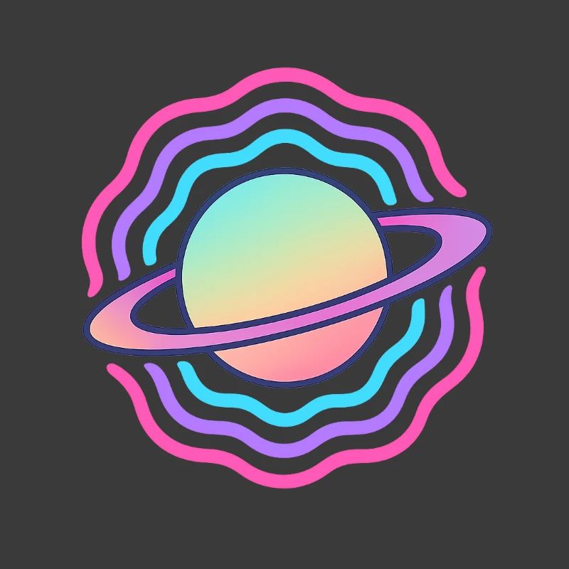 Cosmic Planet Stylized Galactic Sphere