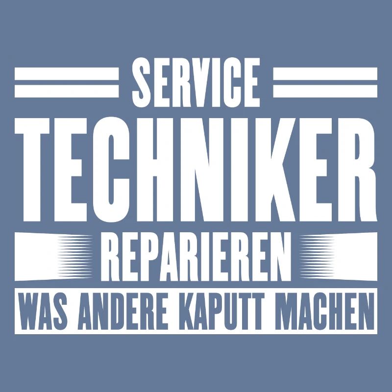 Service Technician Support Solution Slogan Service