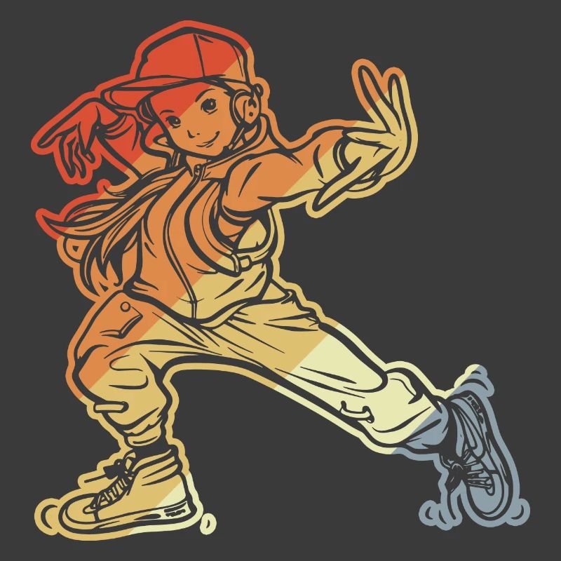 Breakdance Mädchen
