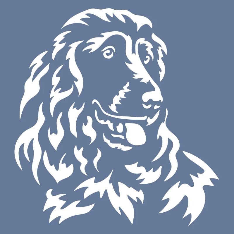 Cocker Spaniel Head « Black Edition »
