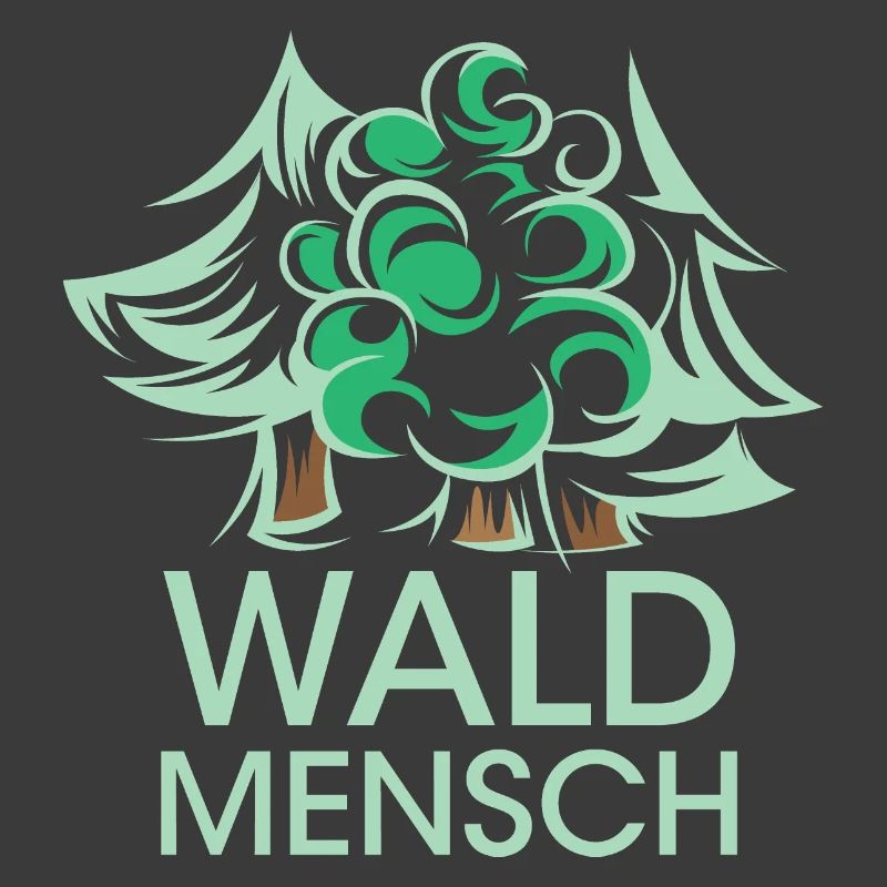 Forest Man Logo Forest Tree Trees Logo icon Nature