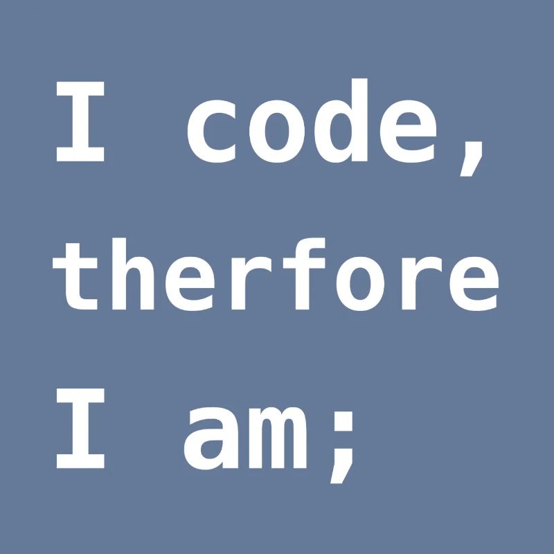 Ich programmiere, also bin ich