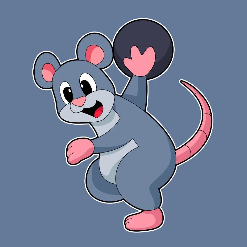 Boule de bowling rat
