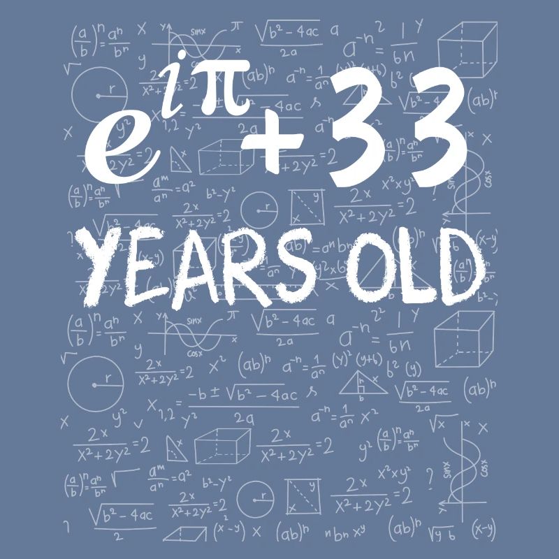 32nd birthday 32 years old Euler Identity math