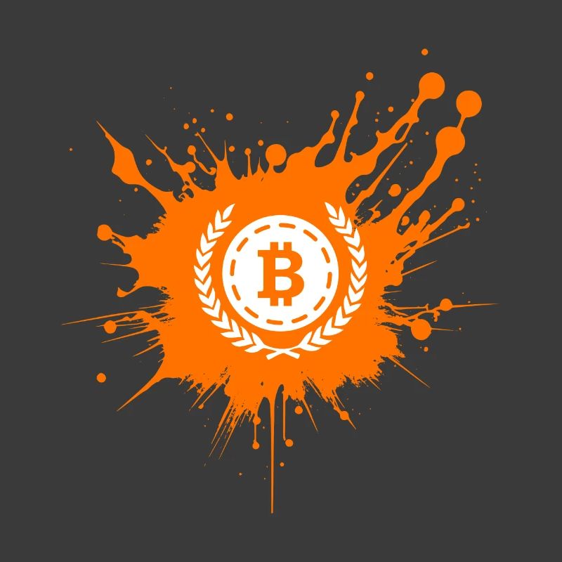 Bitcoin Crypto Cryptocurrency Splash