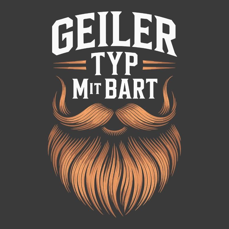 Geiler Typ Mit Bart Bartträger Barbier Vollbart