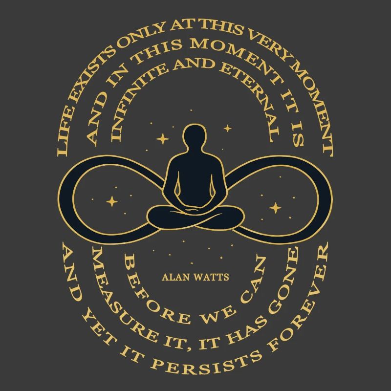 Alan Watts Time Infinity Tee