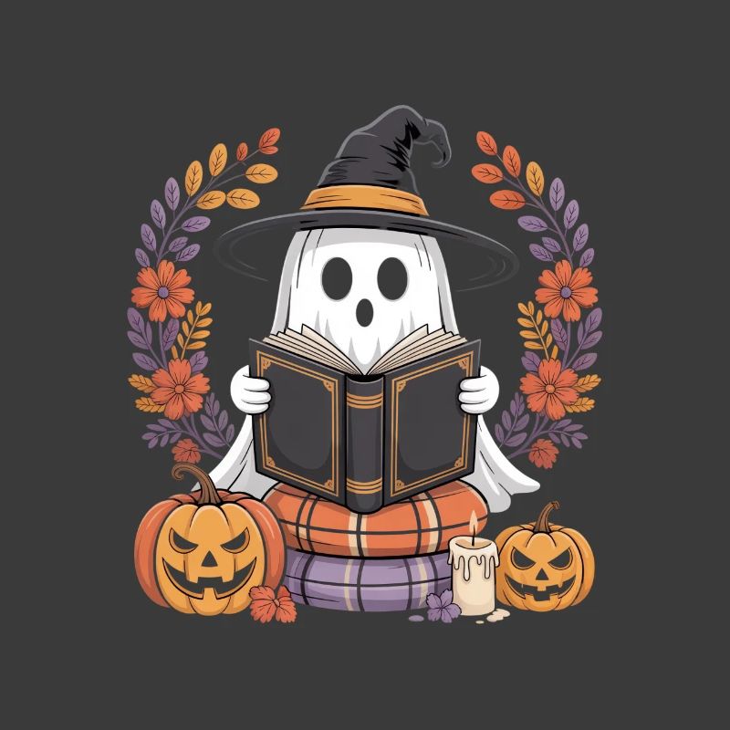 Witch Pumpkin Ghost Reader Design