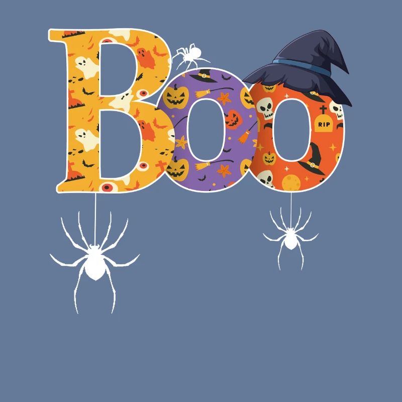 Boo Pattern Halloween