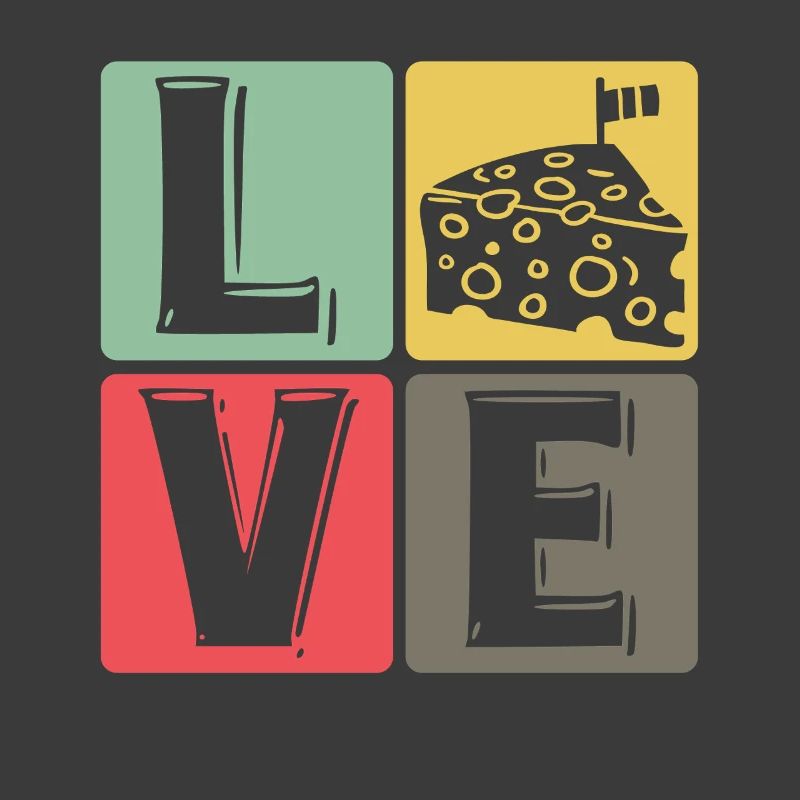 CheeseLove Pop Art Square
