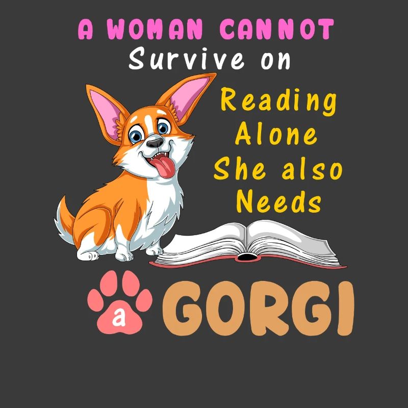 Frau braucht einen Corgi