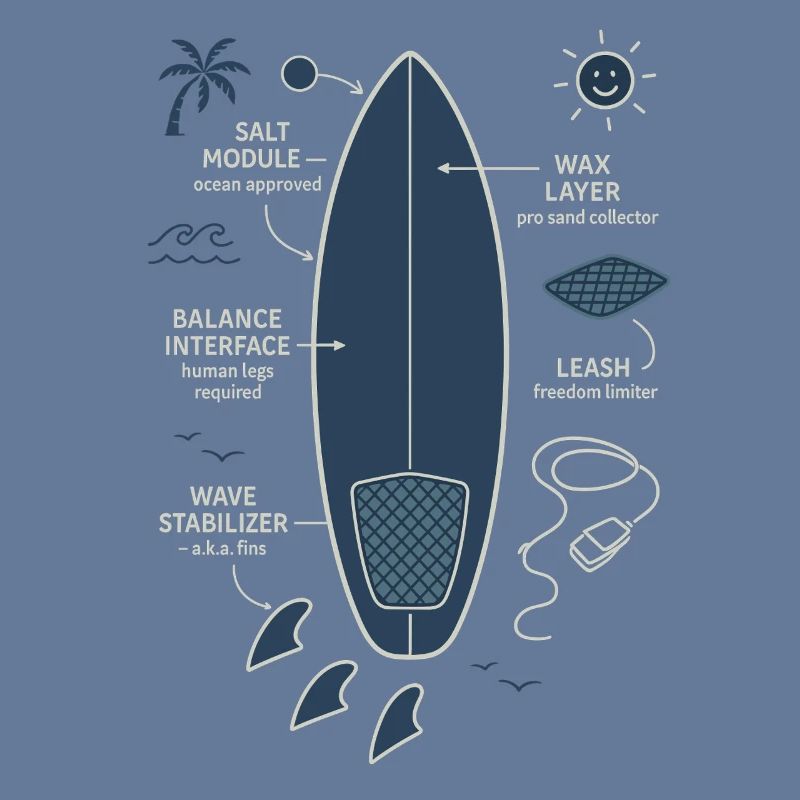 Plan de planche de surf