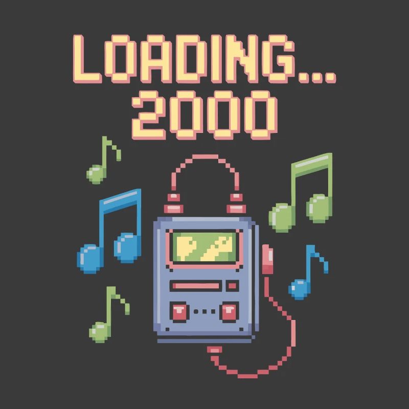 Retro Pixel Design – Loading 2000