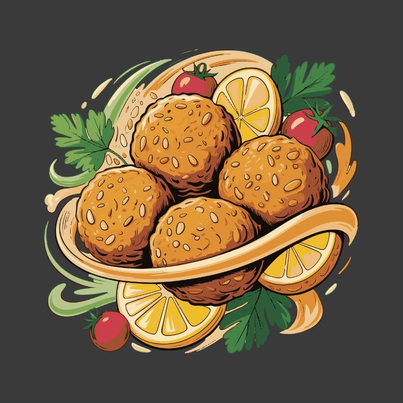 Crispy croquettes with a citrus note